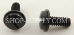 Black Nylon License Plate Screws